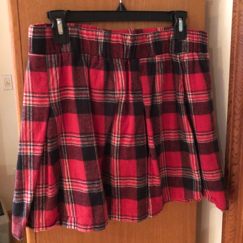 dELiA*s Red Plaid Skirt